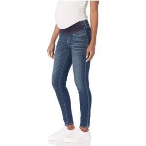 Signature Gold Levi's Strauss Women's Blue Baby Bump Maternity Skinny Jeans Sz M